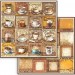 Набор бумаги для скрапбукинга Stamperia SBBL144 "COFFEE AND CHOCOLATE", 30,5х30,5 см